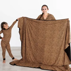 Cloud Blankets|Cloud Blankets<Little Sleepies Oversized Cloud Blanket® Classic Leopard
