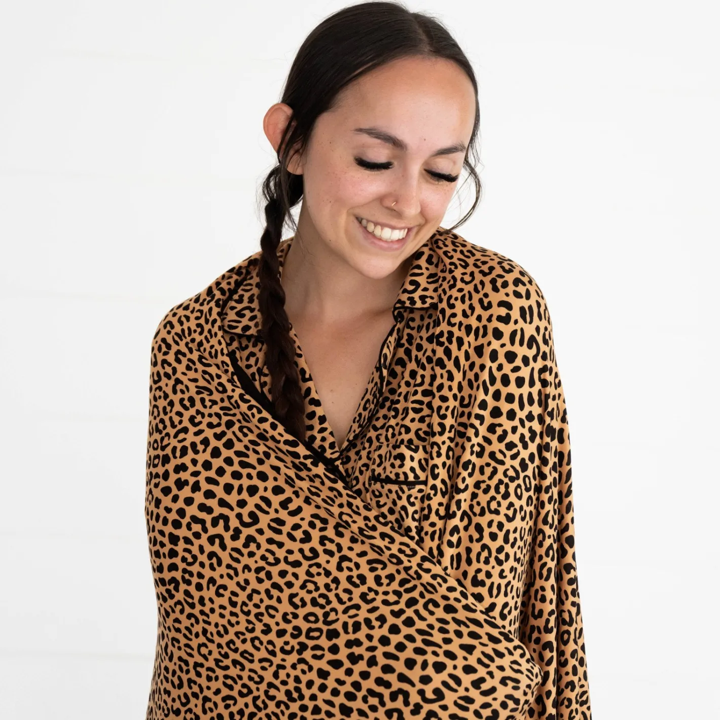 Cloud Blankets|Cloud Blankets<Little Sleepies Oversized Cloud Blanket® Classic Leopard