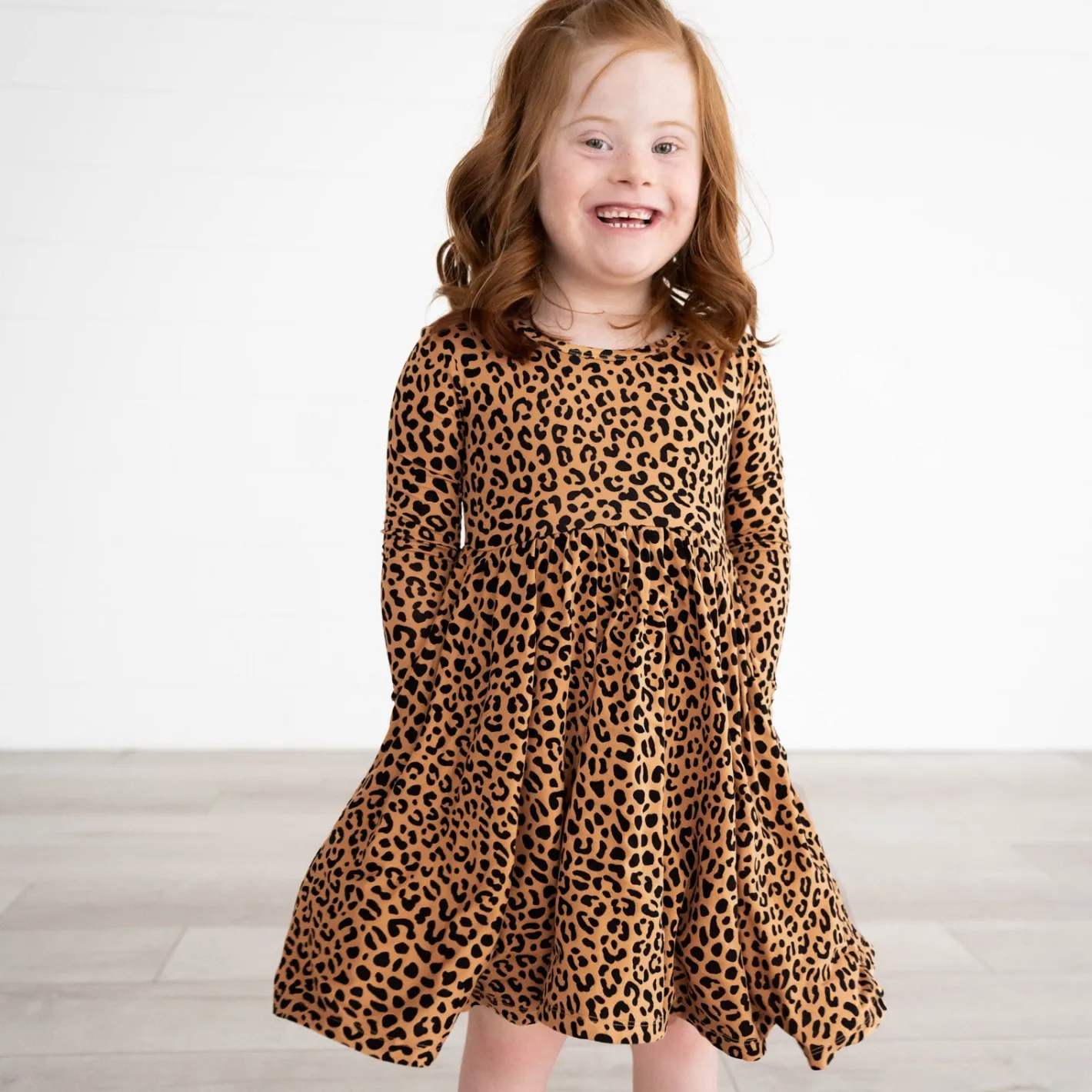 Dresses|Dresses<Little Sleepies Twirl Dress Classic Leopard