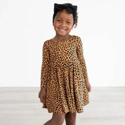 Dresses|Dresses<Little Sleepies Twirl Dress Classic Leopard