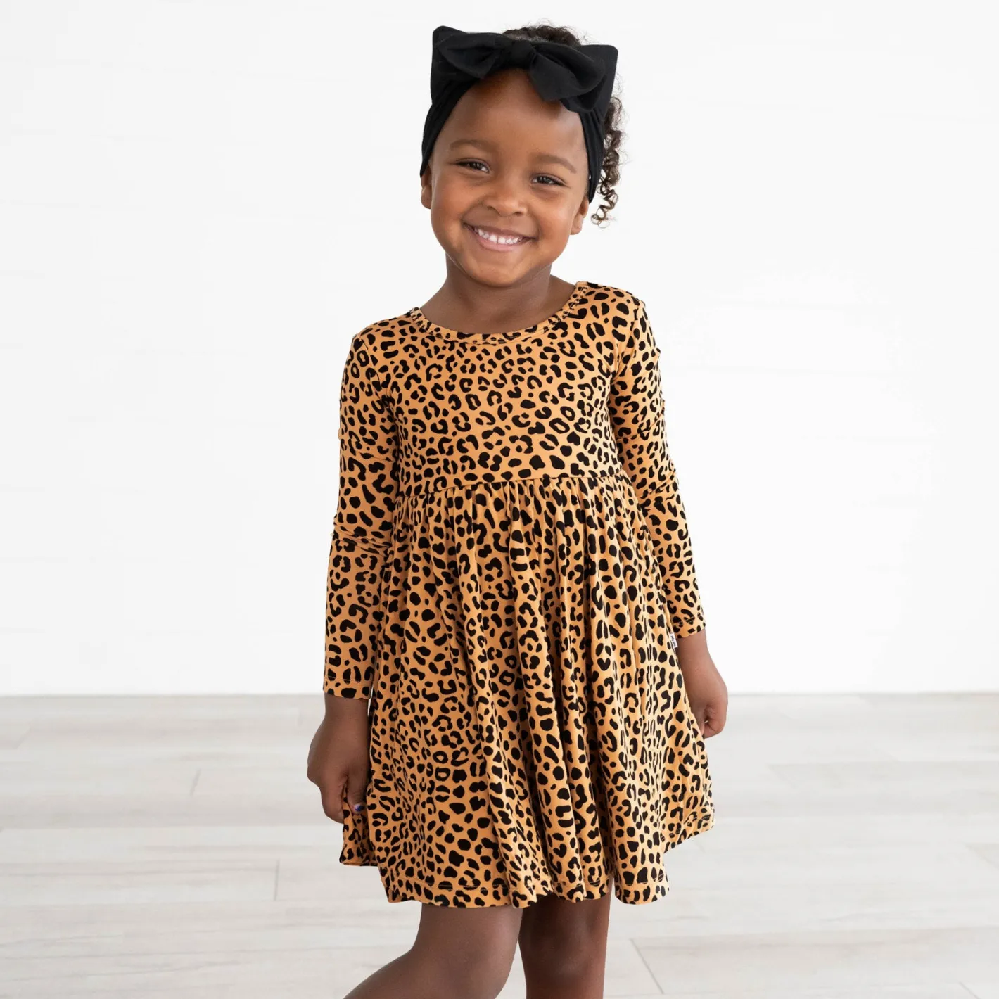 Dresses|Dresses<Little Sleepies Twirl Dress Classic Leopard