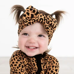 Hats & Headbands<Little Sleepies Luxe Bow Headband Classic Leopard