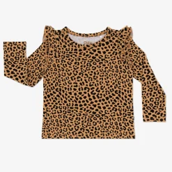 Tops & Tees|Tops & Tees<Little Sleepies Flutter Tee Classic Leopard