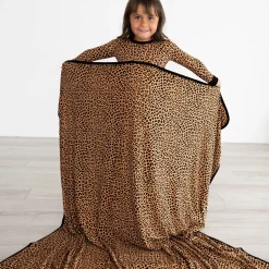 Cloud Blankets|Cloud Blankets<Little Sleepies Large Cloud Blanket® Classic Leopard