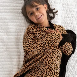 Cloud Blankets|Cloud Blankets<Little Sleepies Large Cloud Blanket® Classic Leopard
