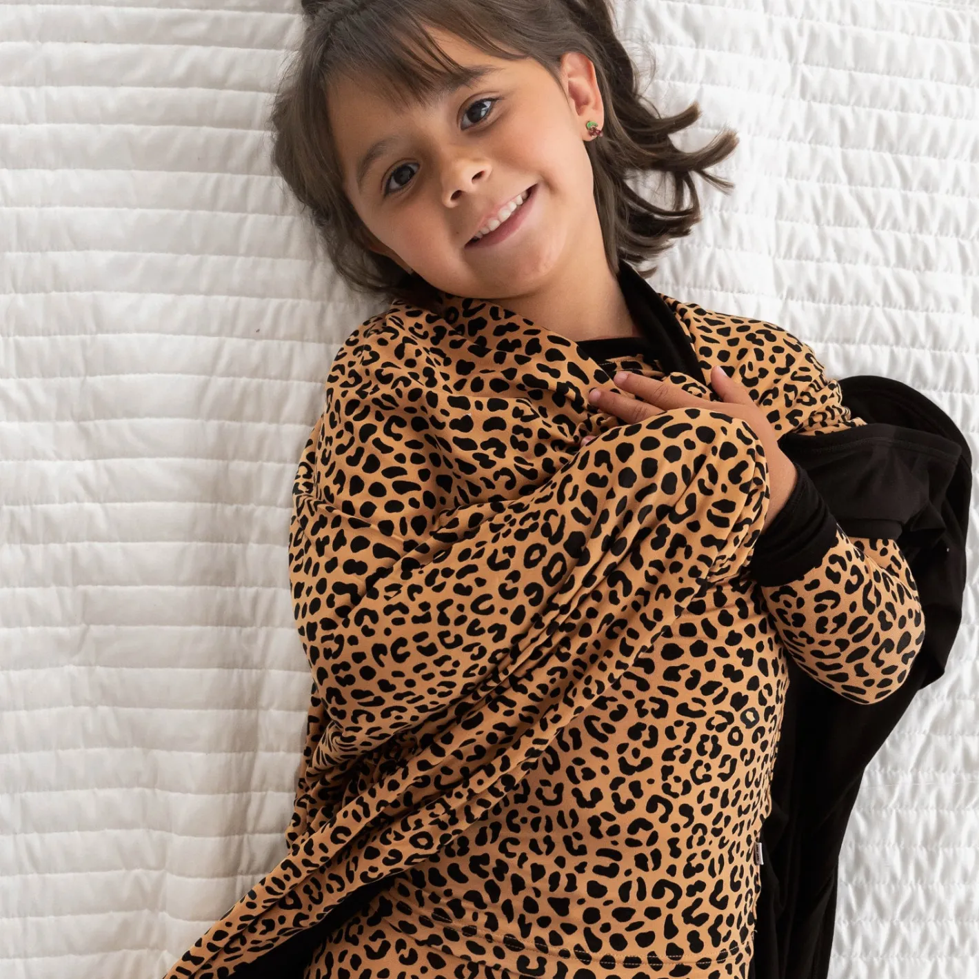 Cloud Blankets|Cloud Blankets<Little Sleepies Large Cloud Blanket® Classic Leopard