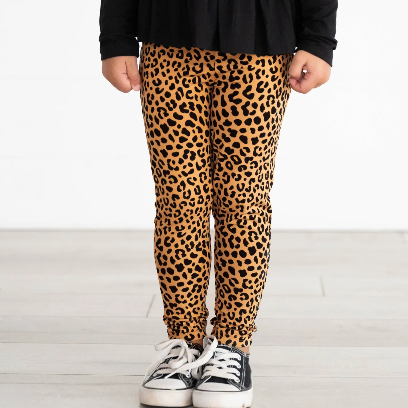 Bamboo Baby Clothes|Bottoms<Little Sleepies Legging Classic Leopard