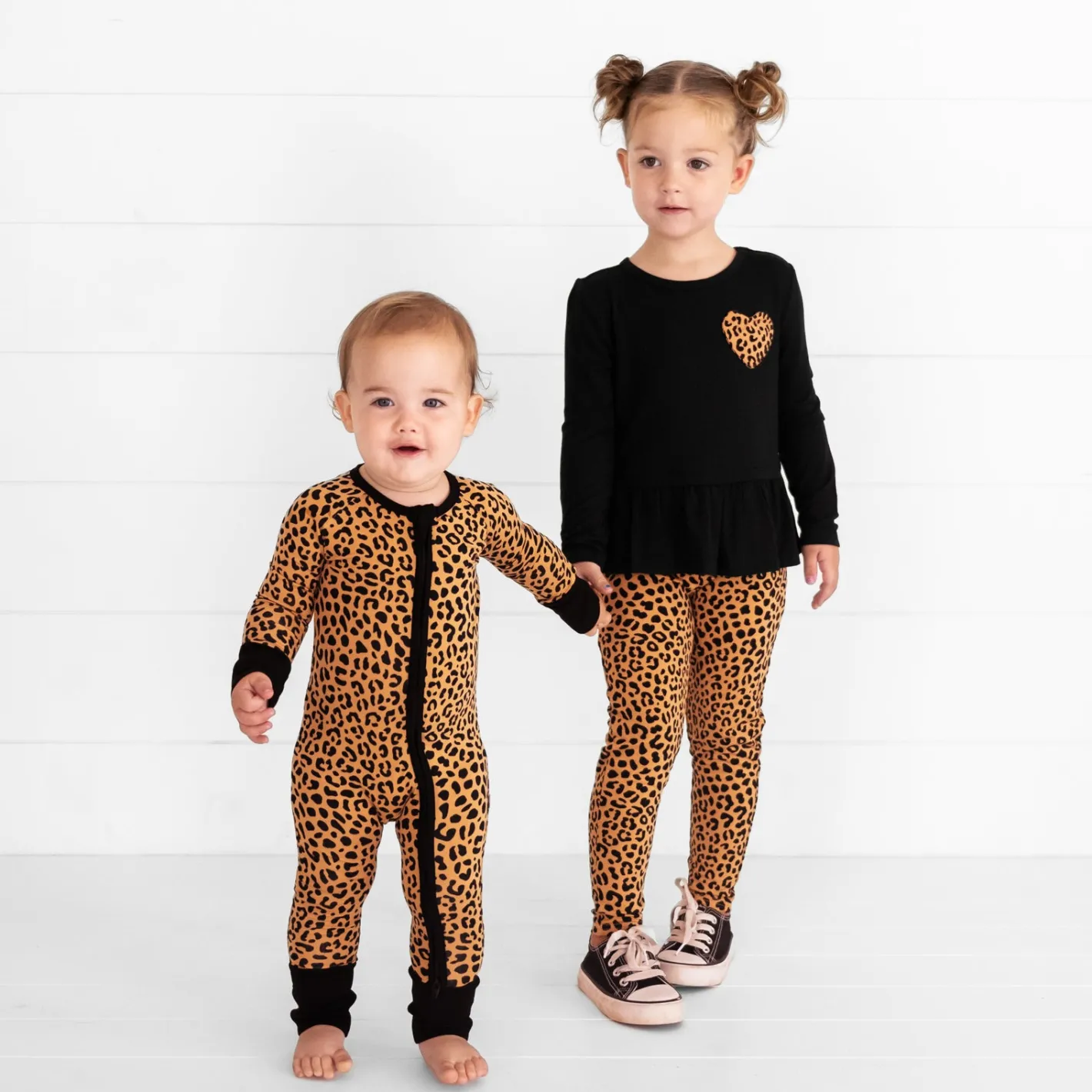 Bamboo Baby Clothes|Bottoms<Little Sleepies Legging Classic Leopard