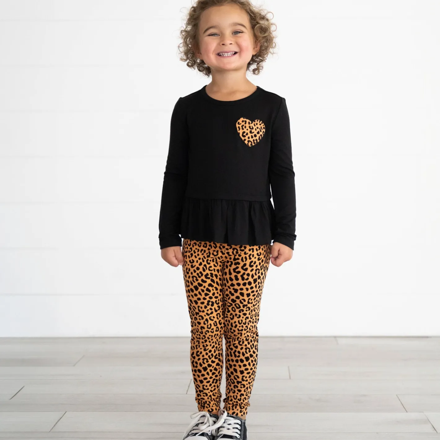 Bamboo Baby Clothes|Bottoms<Little Sleepies Legging Classic Leopard