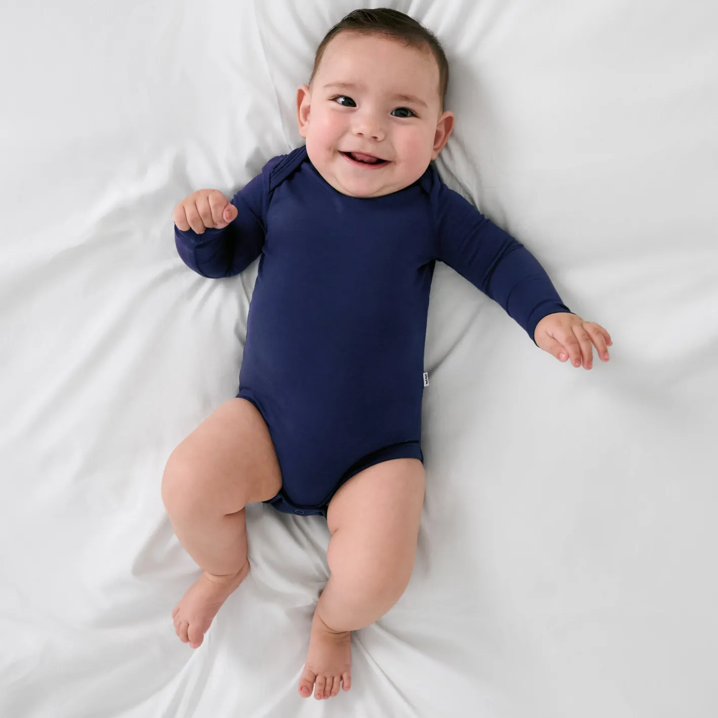 Bamboo Baby Clothes|Everyday Essentials<Little Sleepies Bodysuit Classic Navy