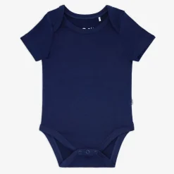 Bamboo Baby Clothes|Everyday Essentials<Little Sleepies Bodysuit Classic Navy
