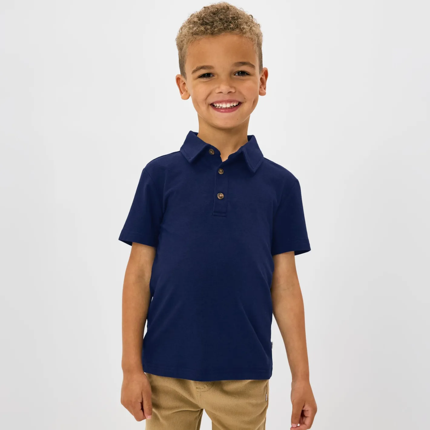 Tops & Tees|Tops & Tees<Little Sleepies Polo Shirt Classic Navy