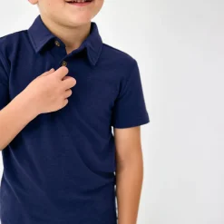 Tops & Tees|Tops & Tees<Little Sleepies Polo Shirt Classic Navy