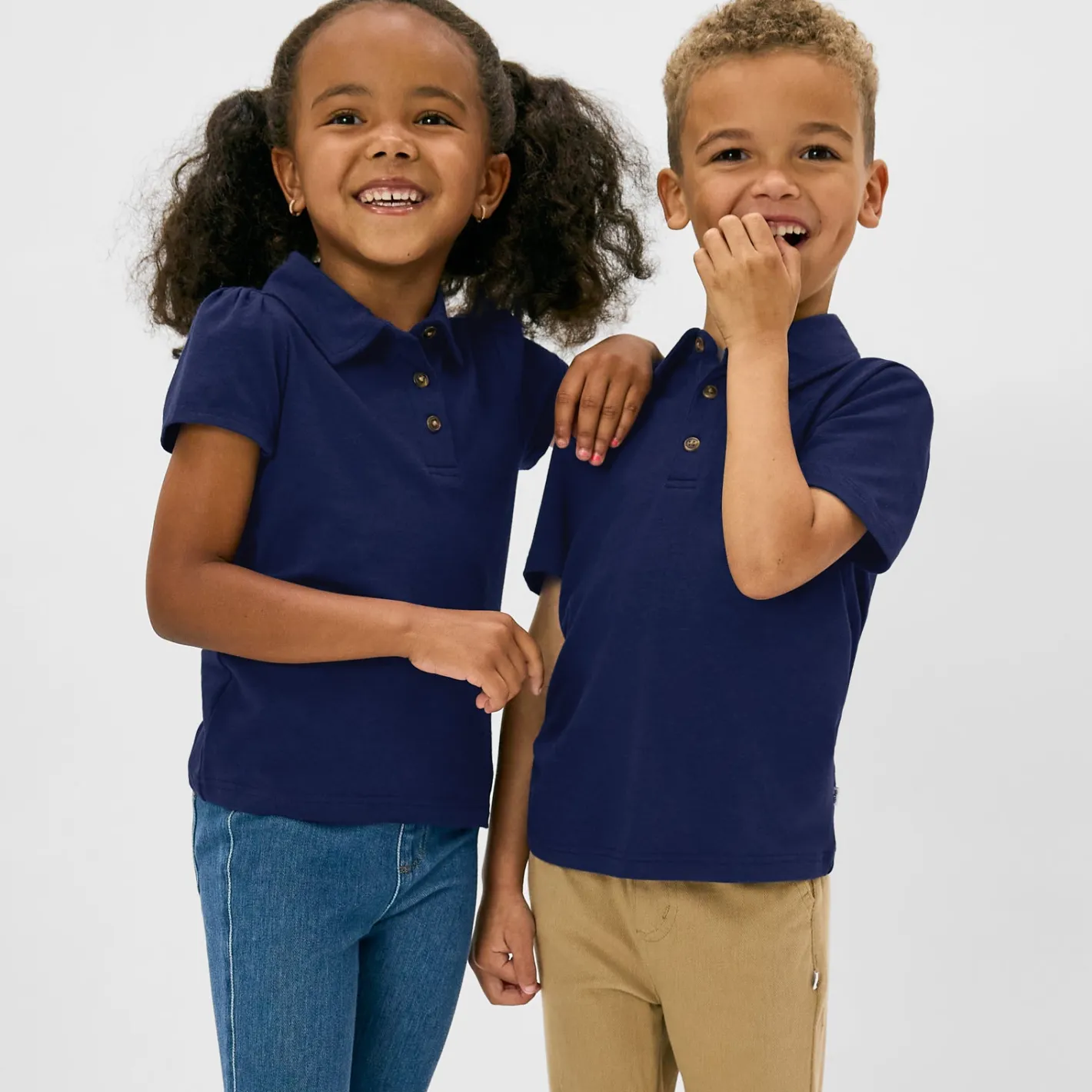 Tops & Tees|Tops & Tees<Little Sleepies Polo Shirt Classic Navy