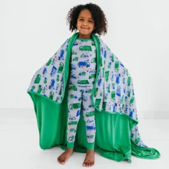 Cloud Blankets|Cloud Blankets<Little Sleepies Large Cloud Blanket® Clean Up Crew