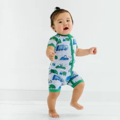 Zippies<Little Sleepies Shorty Zippy Clean Up Crew