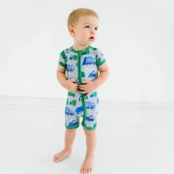 Zippies<Little Sleepies Shorty Zippy Clean Up Crew
