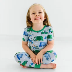 Two-Piece Pj Sets|Two-Piece Pj Sets<Little Sleepies Two-Piece Pajama Set Clean Up Crew