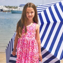 Dresses|Dresses<Little Sleepies Cross Back Skater Dress Coastal Gems