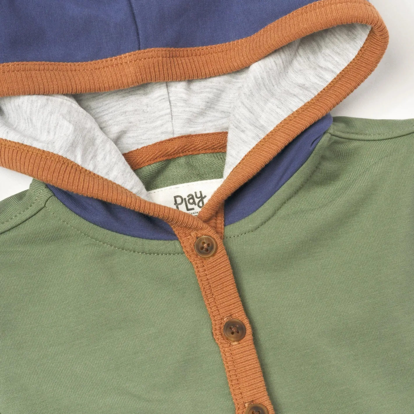 Tops & Tees|Tops & Tees<Little Sleepies Henley Hoodie Colorblock