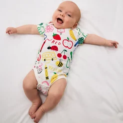 Bamboo Baby Clothes|Bodysuits<Little Sleepies Bodysuit Coloring Crew