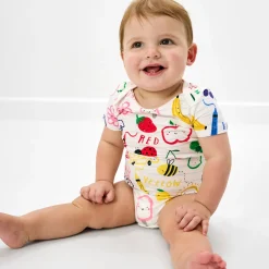 Bamboo Baby Clothes|Bodysuits<Little Sleepies Bodysuit Coloring Crew