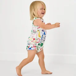 Bamboo Baby Clothes|Rompers<Little Sleepies Bubble Romper Coloring Crew