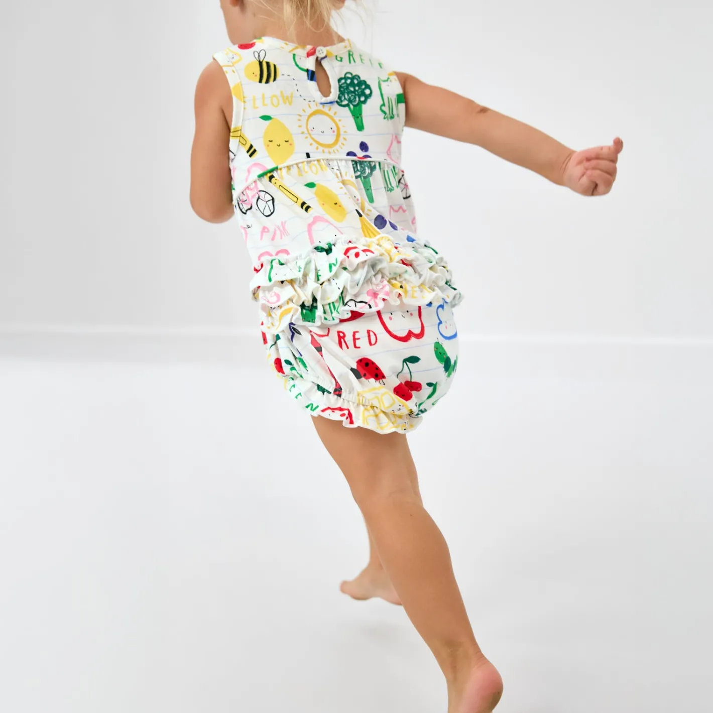 Bamboo Baby Clothes|Rompers<Little Sleepies Bubble Romper Coloring Crew