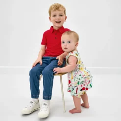 Bamboo Baby Clothes|Rompers<Little Sleepies Bubble Romper Coloring Crew
