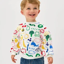 Tops & Tees|Tops & Tees<Little Sleepies Drop Shoulder Crewneck Coloring Crew