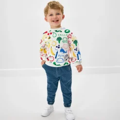 Tops & Tees|Tops & Tees<Little Sleepies Drop Shoulder Crewneck Coloring Crew