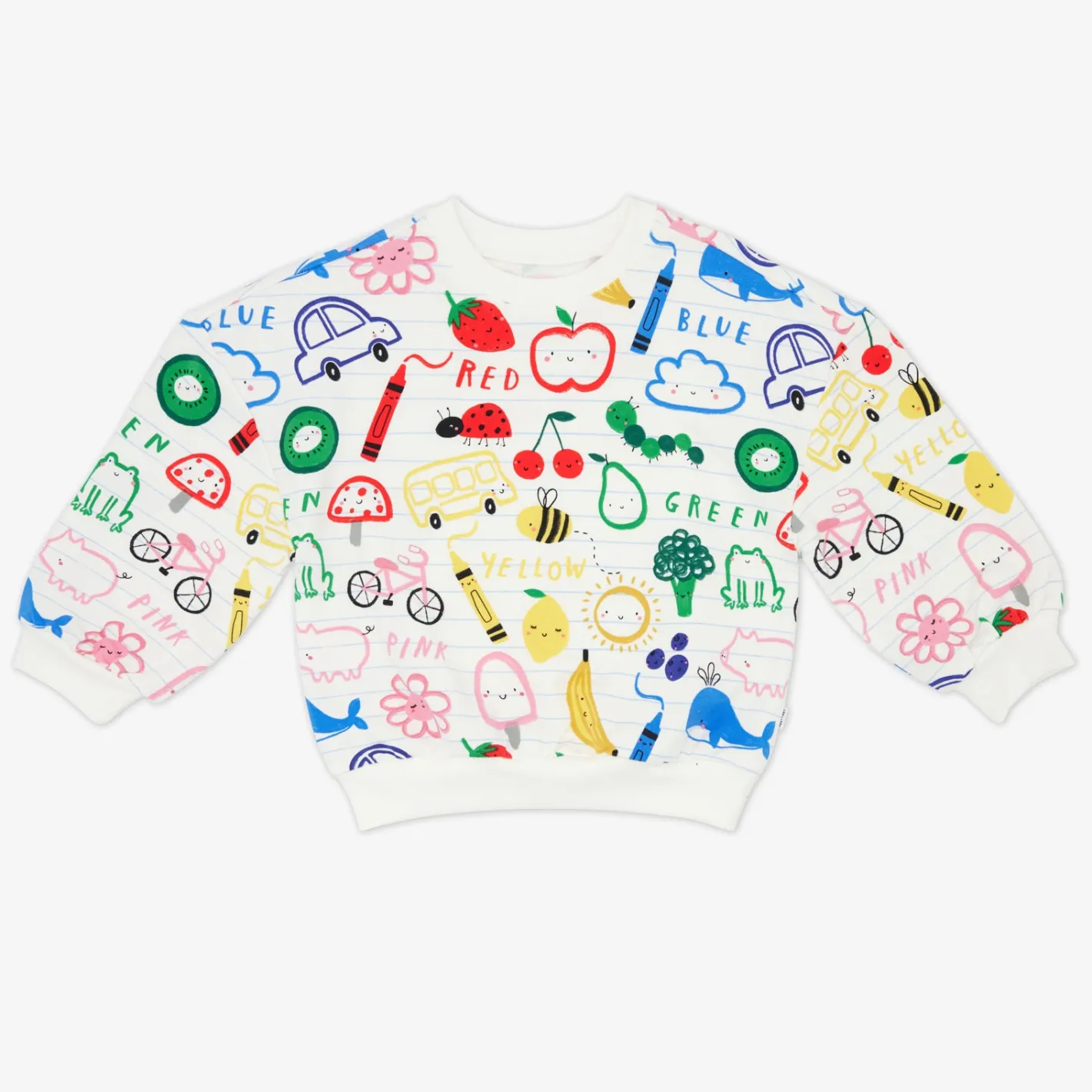 Tops & Tees|Tops & Tees<Little Sleepies Drop Shoulder Crewneck Coloring Crew