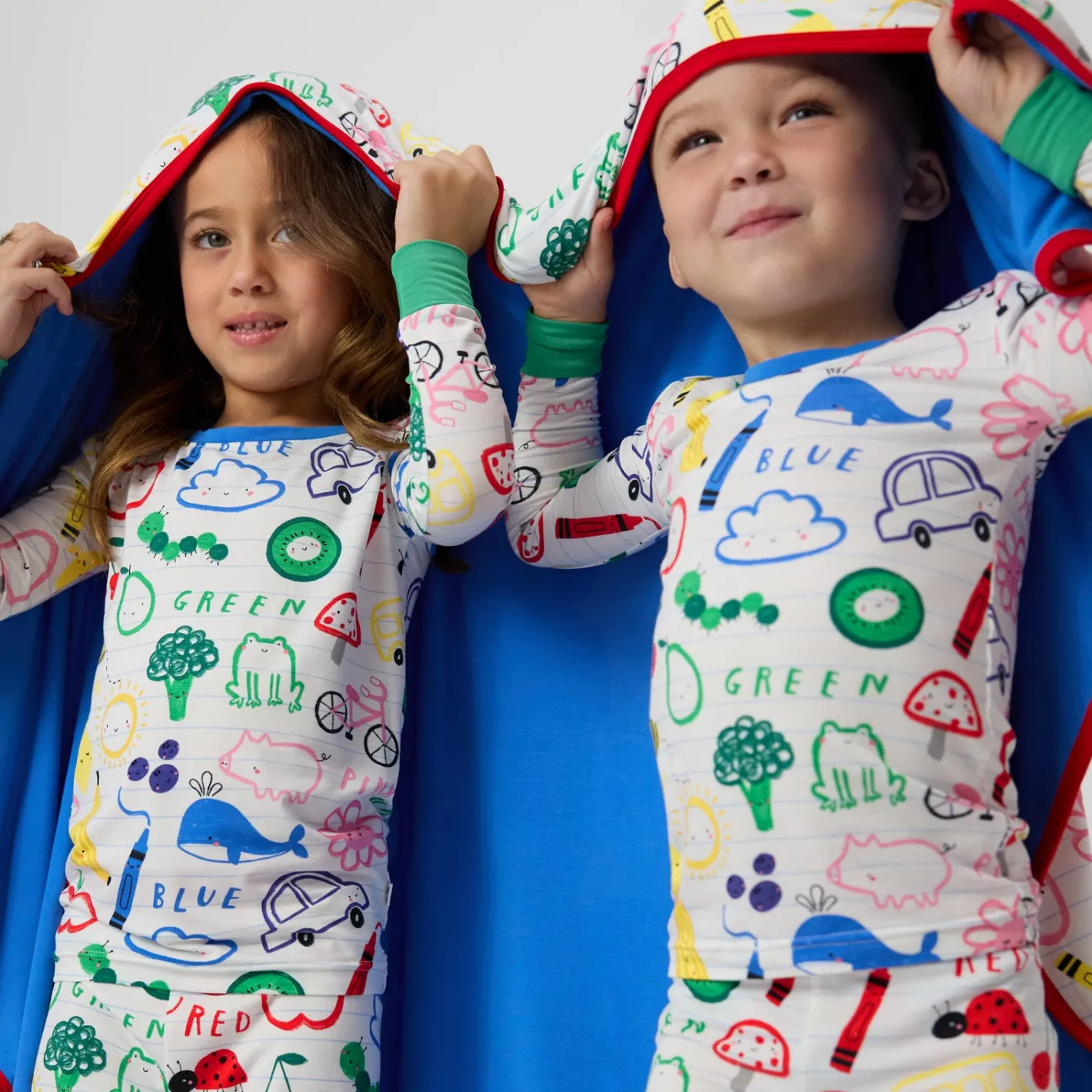 Cloud Blankets|Cloud Blankets<Little Sleepies Large Cloud Blanket® Coloring Crew