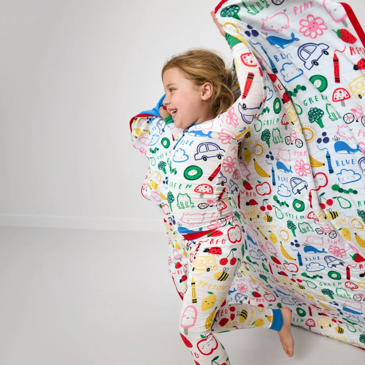 Cloud Blankets|Cloud Blankets<Little Sleepies Large Cloud Blanket® Coloring Crew
