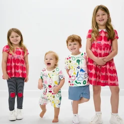 Bamboo Baby Clothes|Rompers<Little Sleepies Pocket Shorty Romper Coloring Crew