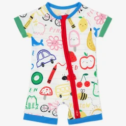 Zippies|Mommy & Me<Little Sleepies Shorty Zippy Coloring Crew