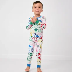 Two-Piece Pj Sets|Two-Piece Pj Sets<Little Sleepies Two-Piece Pajama Set Coloring Crew