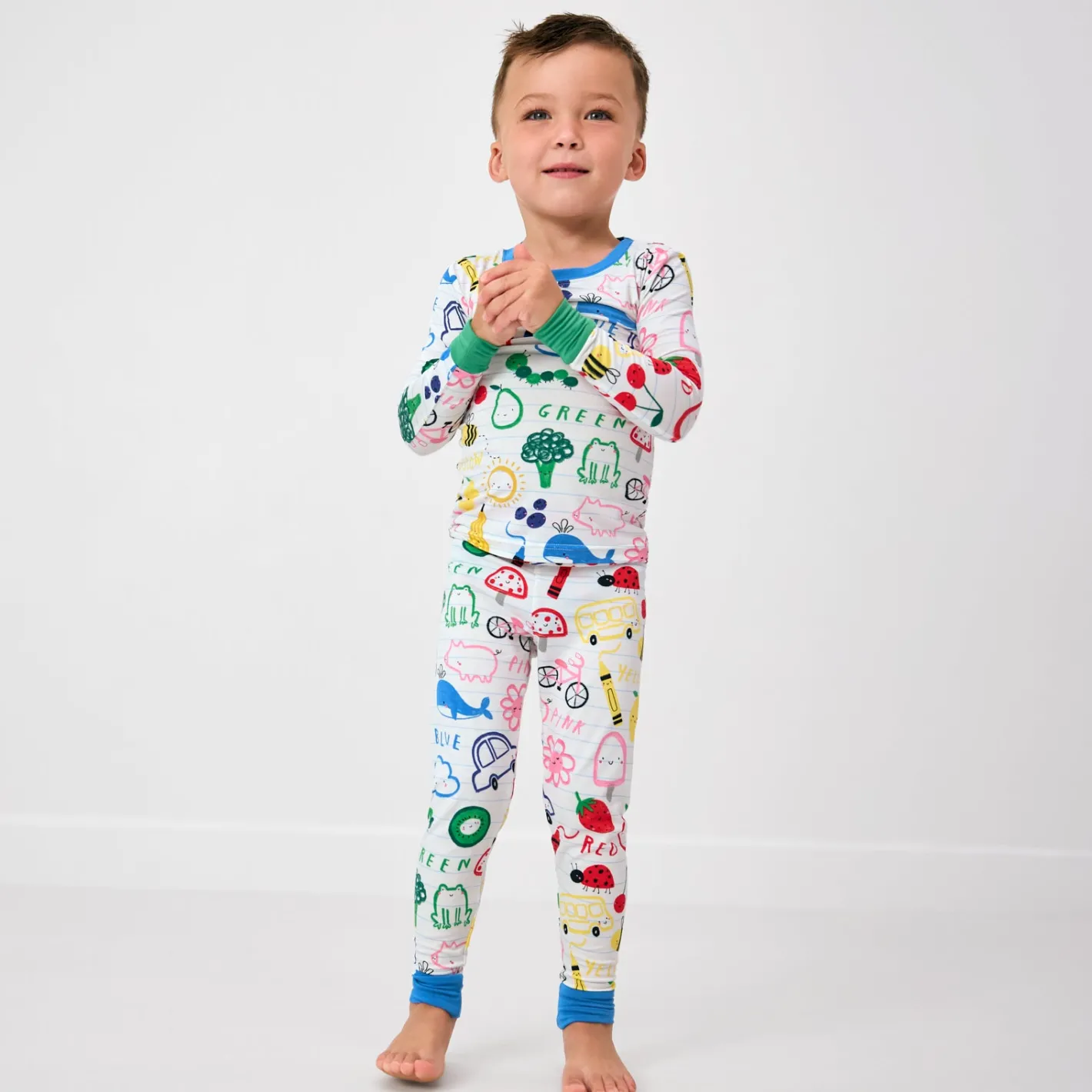 Two-Piece Pj Sets|Two-Piece Pj Sets<Little Sleepies Two-Piece Pajama Set Coloring Crew