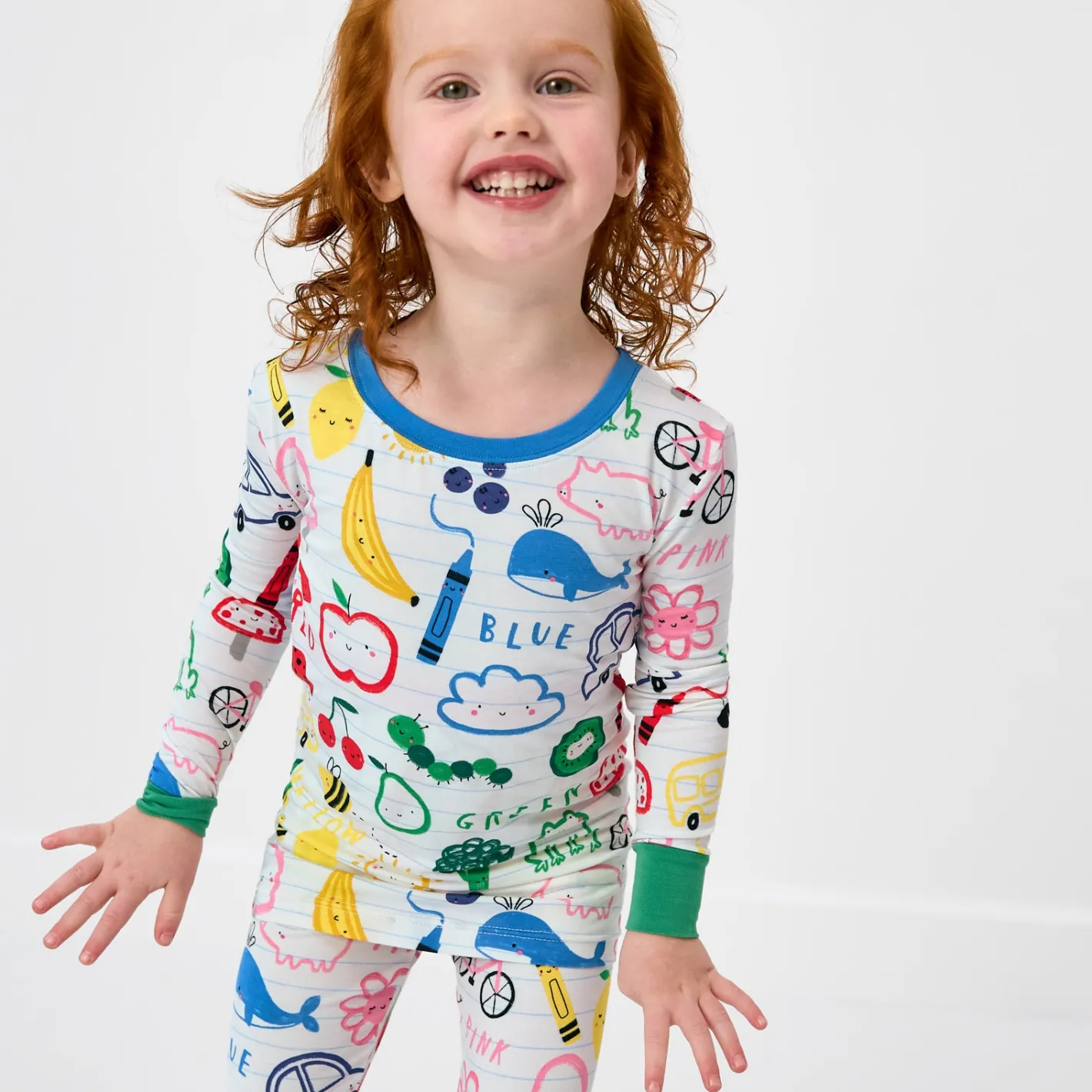 Two-Piece Pj Sets|Two-Piece Pj Sets<Little Sleepies Two-Piece Pajama Set Coloring Crew