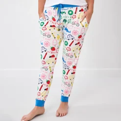 Mommy & Me|Mommy & Me<Little Sleepies Women's Pajama Pants Coloring Crew