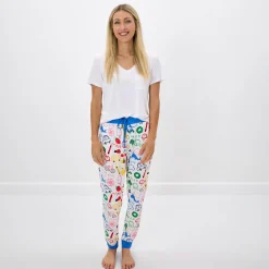 Mommy & Me|Mommy & Me<Little Sleepies Women's Pajama Pants Coloring Crew