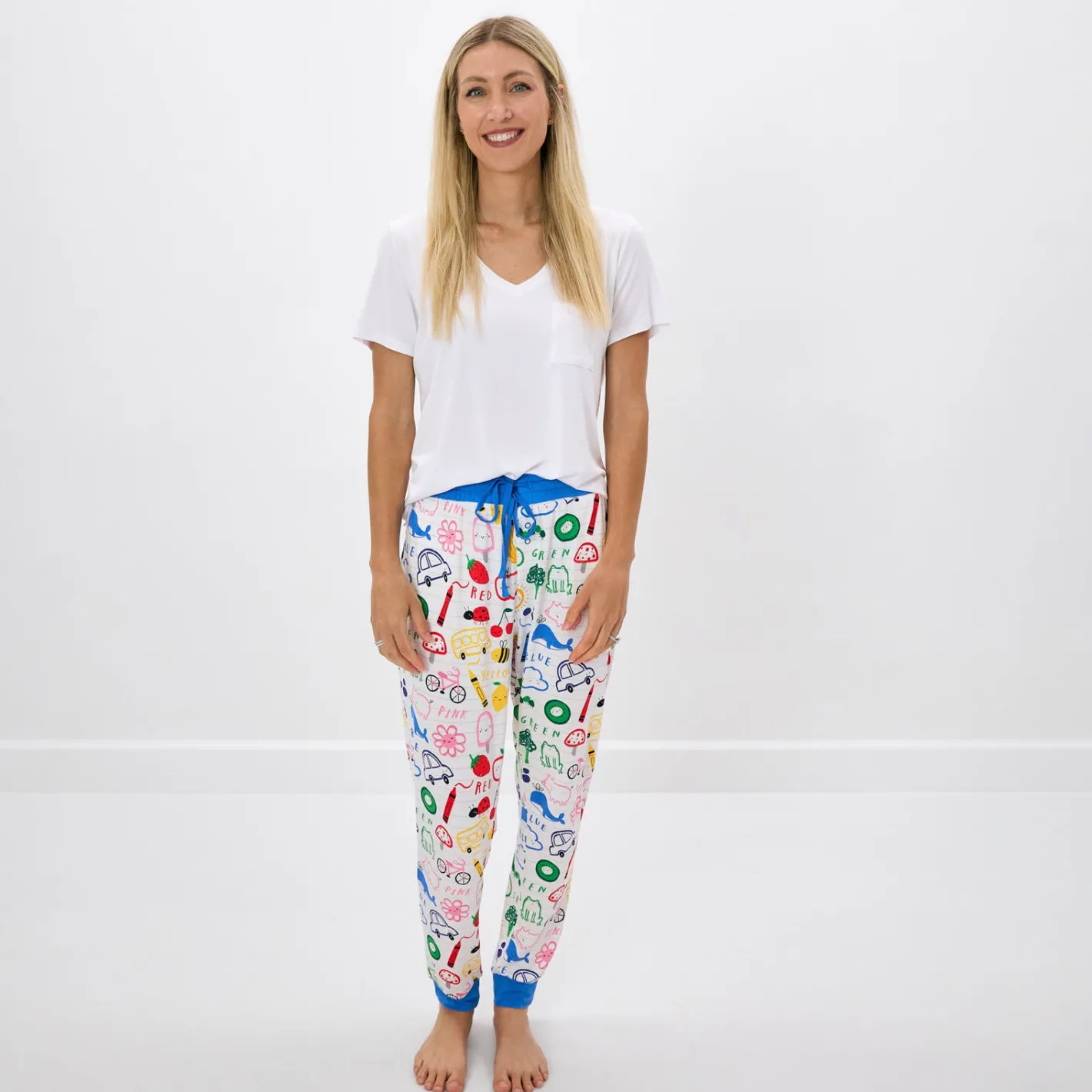 Mommy & Me|Mommy & Me<Little Sleepies Women's Pajama Pants Coloring Crew