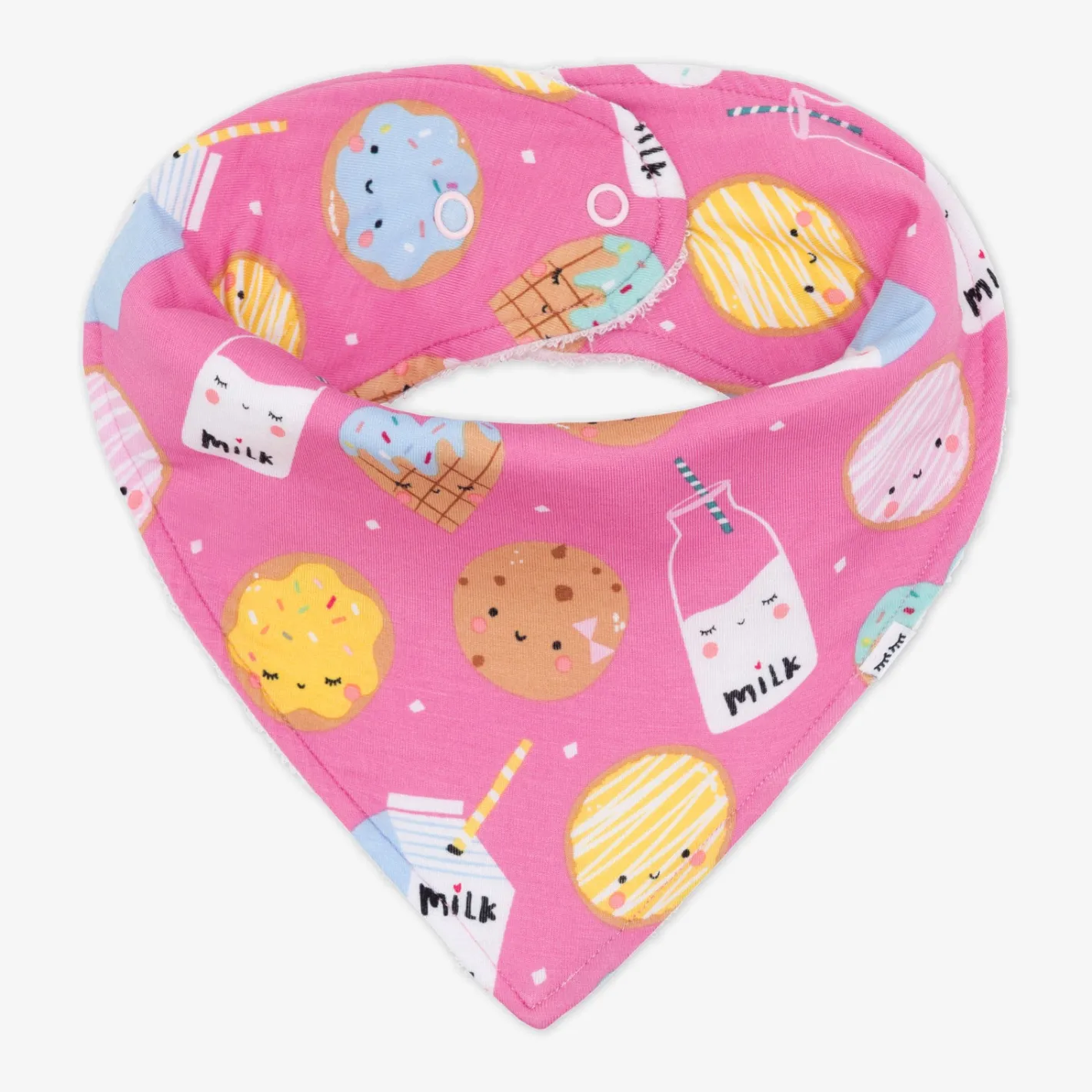 Bibs<Little Sleepies Bandana Bib Cookies & Milk