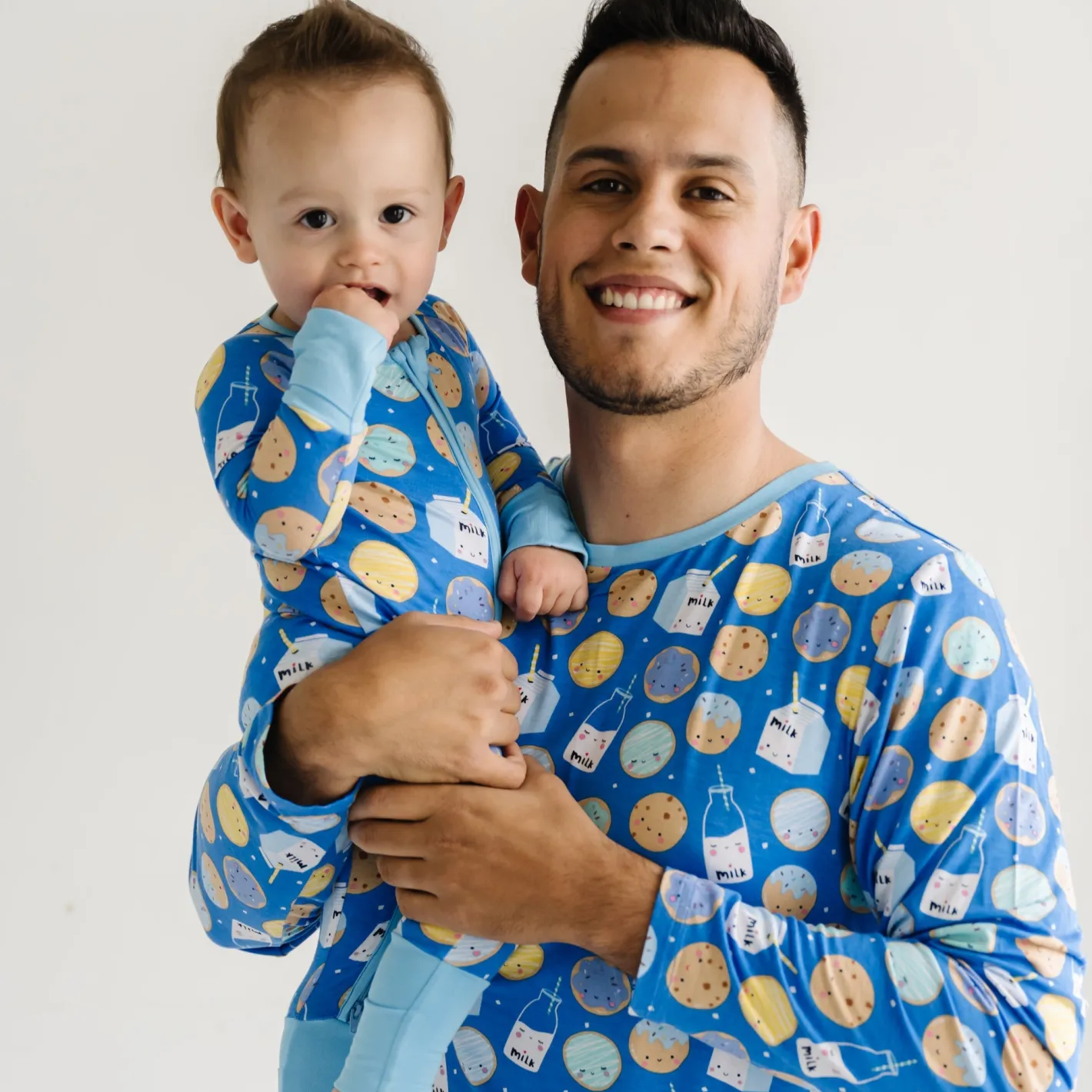 Daddy & Me|Men's<Little Sleepies Men's Pajama Top Cookies & Milk