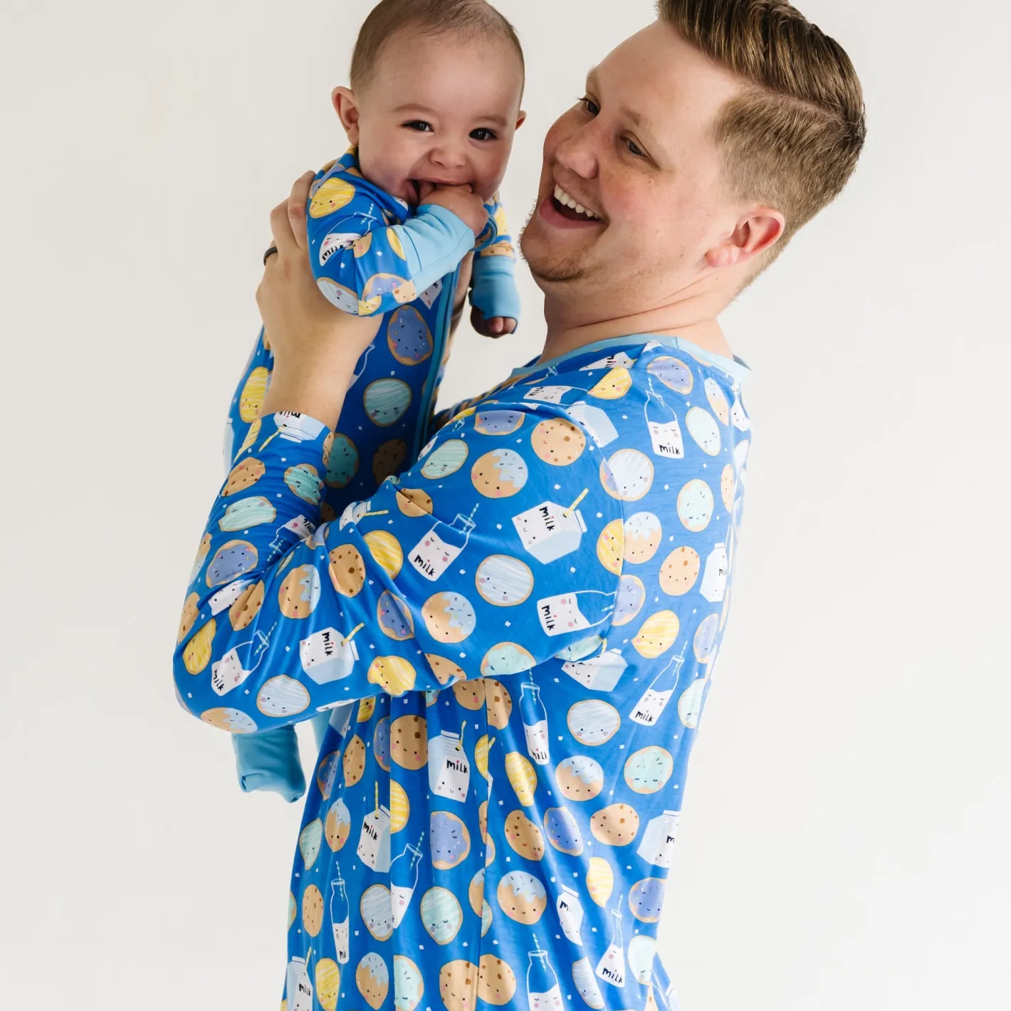 Daddy & Me|Men's<Little Sleepies Men's Pajama Top Cookies & Milk