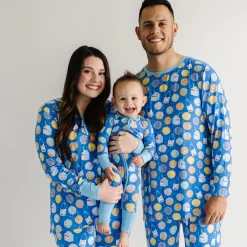 Daddy & Me|Men's<Little Sleepies Men's Pajama Top Cookies & Milk