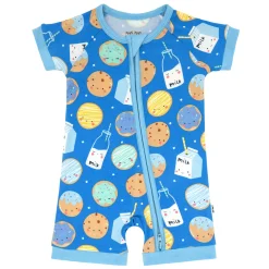 Zippies|Sibling Matching<Little Sleepies Shorty Zippy Cookies & Milk