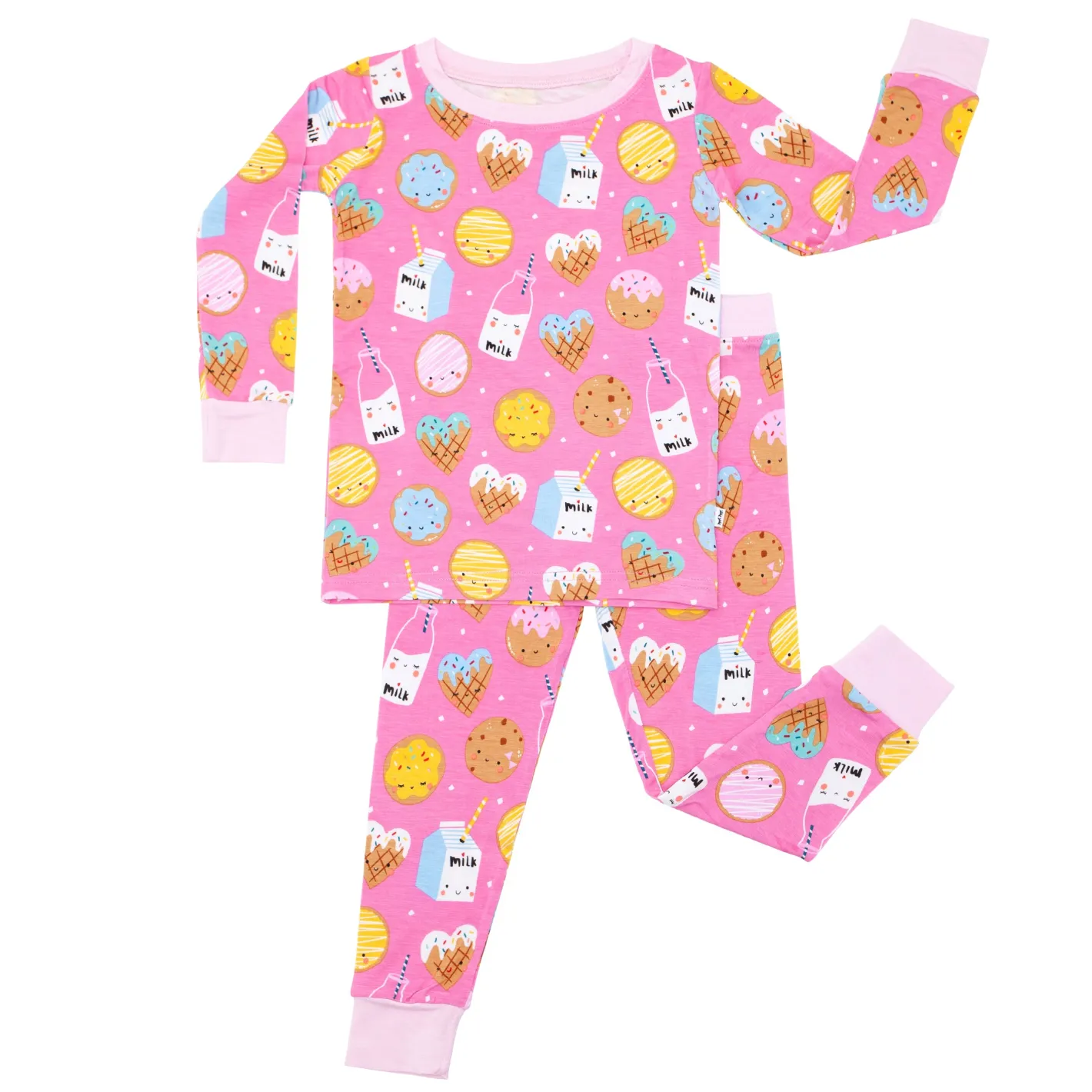 Two-Piece Pj Sets|Two-Piece Pj Sets<Little Sleepies Two-Piece Pajama Set Cookies & Milk