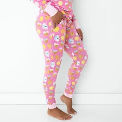 Mommy & Me|Mommy & Me<Little Sleepies Women's Pajama Pants Cookies & Milk