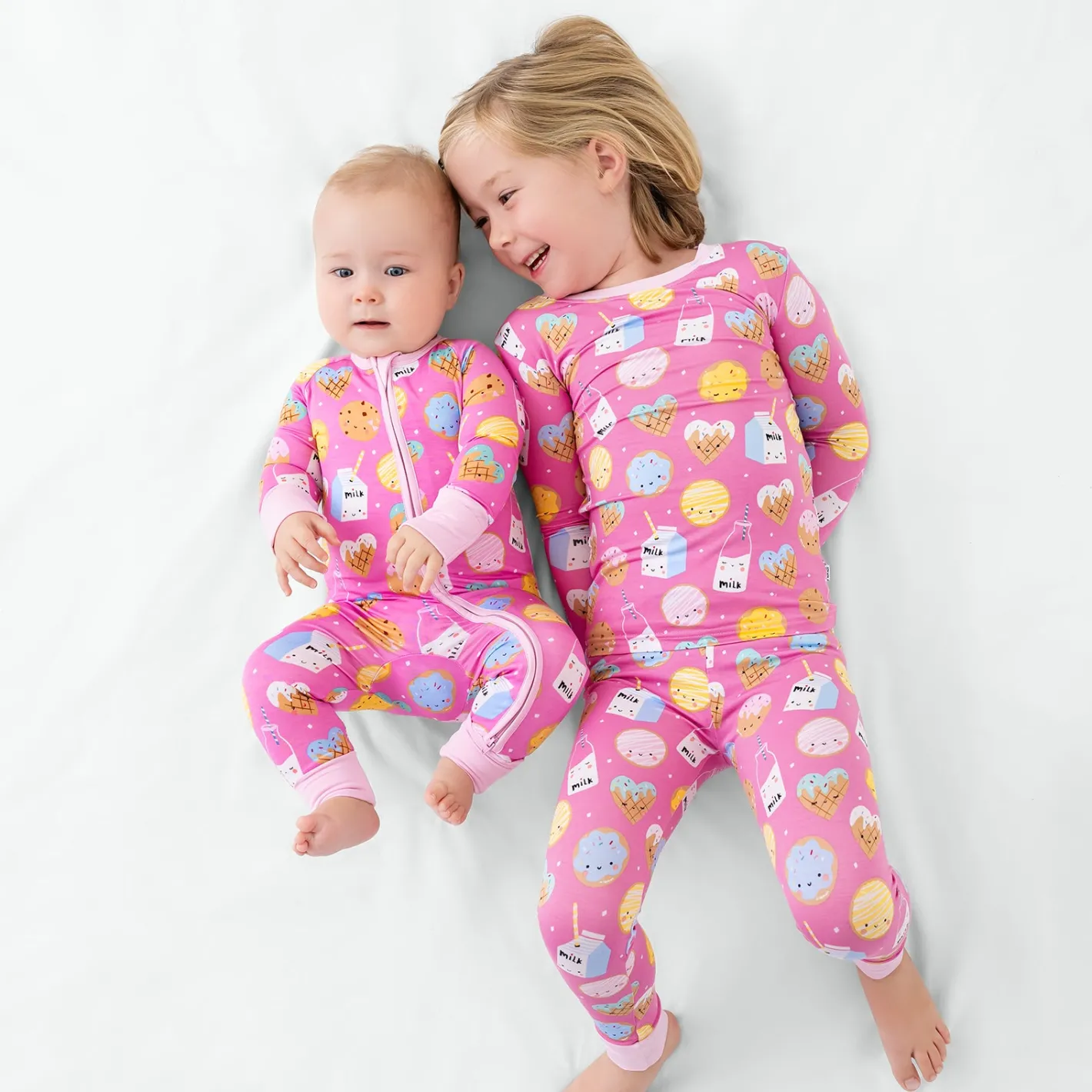 Zippies|Sibling Matching<Little Sleepies Zippy Cookies & Milk